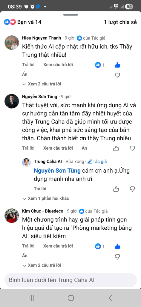 Feedback học viên 2